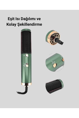 İyon Teknolojili Seramik Saç Düzleştirici - Eşit Isı Dağılımı