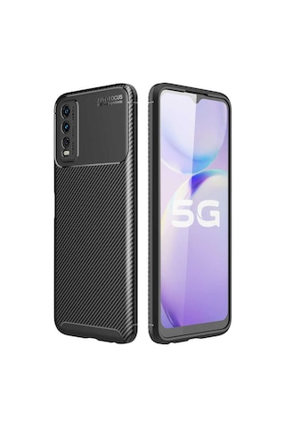Rba Aksesuar Vivo Y11s Kılıf Rba Negro Silikon Kapak - Siyah Siyah