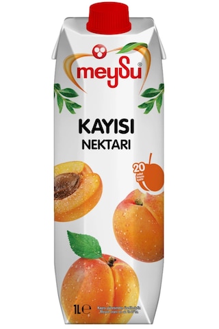 Meysu Kayısı Nektarı 1 Lt X 6 Adet