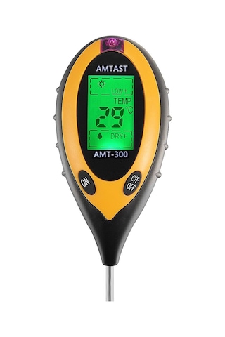 Amtast 4 Parametre Toprak Ph Nem Isı Işık Ölçer