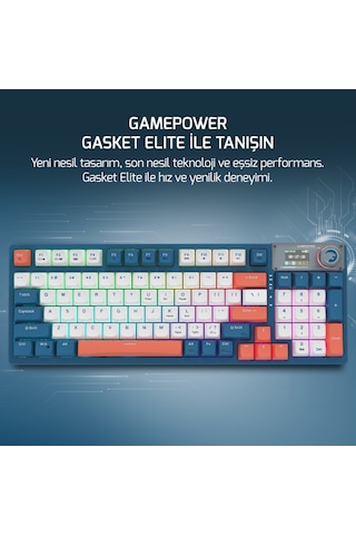 Gamepower Gasket Elite Rgb Wireless/bluetooth/kablolu Mekanik Ckckgmp0008