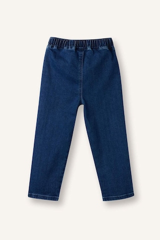 Defacto Regular Fit Düz Paça Beli Lastikli Basic Jean Pantolon Erkek Bebek B6733a526spnm28 Mavi-nm28