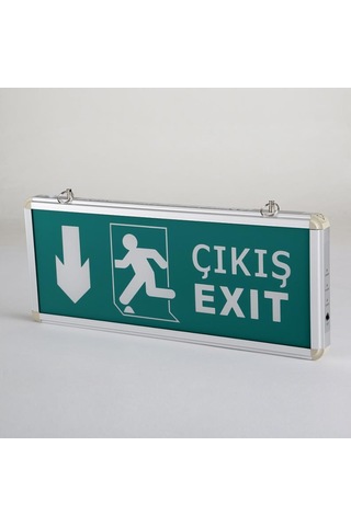 Cata Exıt Acil Çıkış Yönlendirme Armatürü Çift Yönlü Ledli Şarjlı Ct-9167