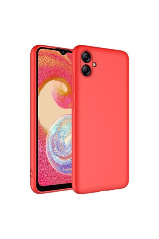 Zore Galaxy Uyumlu A04e Kılıf Mara Lansman Kapak - Kırmızı Kirmizi