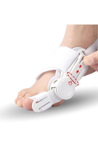 Ayarlanabilir Ayak Baş Parmak Kemik Düzeltici Halluks Valgus Bunyon Aparatı, Gece Gündüz Kullanı