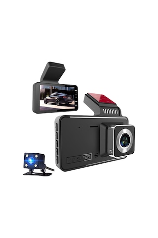 Samdoo "4 İnç 1080p Gece Görüşlü Araç Kamerası - 150 Geniş Açı, Geri Görüş Ve Döngü Kayıt"