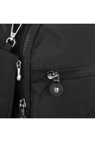 Nas Bag Kadın Sırt Çantası Orta Boy Siyah Siyah