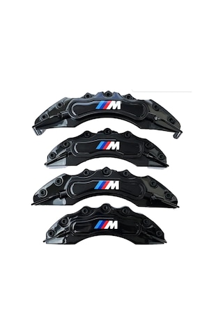 Bmw M Logolu Siyah Kaliper Kapağı 4 Parça