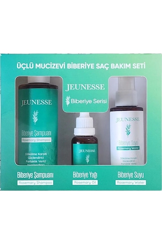 Jeunesse Üçlü Mucizevi Biberiye Saç Bakım Seti