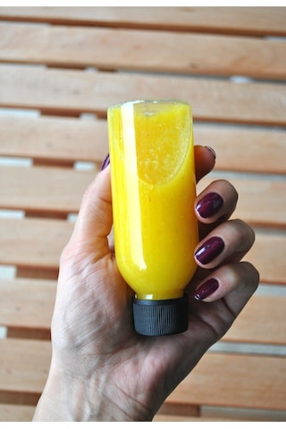 Qualitev 6 Adet Siyah Sızdırmaz Kapaklı 100 Ml Plastik Ginger Shot Şişe Detoks Meyve Detox Şat Şişesi Siyah