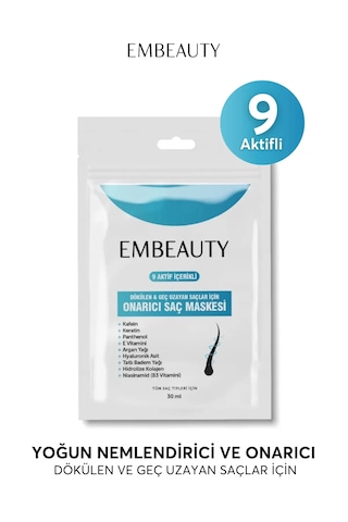 Embeauty 9 Aktifli Onarıcı Saç Maskesi 30 ML