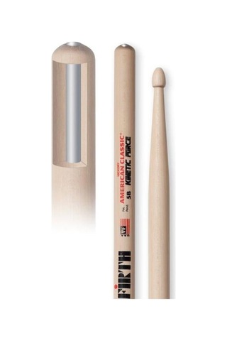 Vicfirth V5bkf Baget 5b Wood Kinetic Force Hickory 0.595