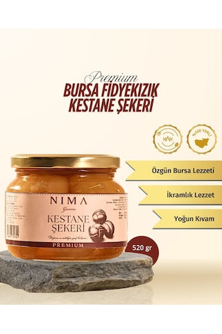 Nima Gurme Bursa Fidyekızık Kestane Şekeri 520 G