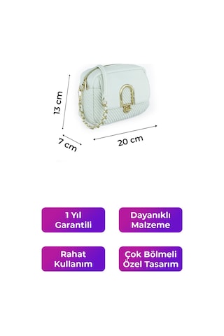Kriste Bell Kadın Çanta Beyaz 26412 Beyaz