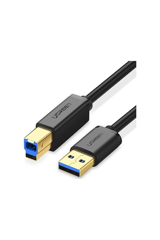 Ugreen Usb 3.0 Tip A Erkek - Tip B Erkek Altın Kaplama Yazıcı Kablosu Veri Kablosu, Canon, Epson, Hp İçin, Kablo Uzunluğu: 2m