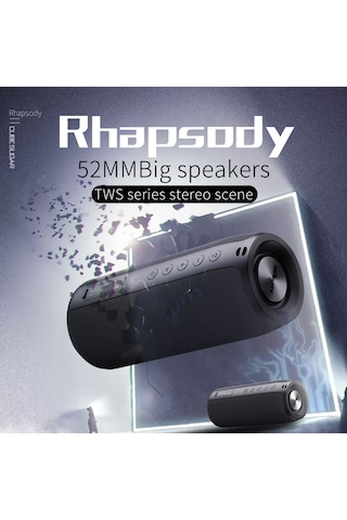 Samdoo Zealot S51 Ipx5 Su Geçirmez Bluetooth Hoparlörü, 5wx2 Ses, 15m Menzil, 1800mah Pil, Orman Kamufle Rengi