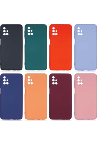 Samsung Galaxy Uyumlu M51 Kılıf Zore Mara Lansman Kapak-Pembe Açık