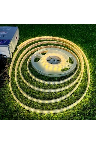 Forlife 20watt Güneş Panelli Solar 10 Metre Hortum Şerit Led Günışığı