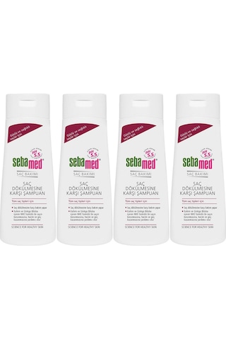 Sebamed Şampuan 200ml Saç Dökülmesine Karşı Tümsaç Tipleri 4lü Tüm Saçlar