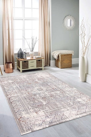 Paradise Gri Multi Halı Yumuşak Oturma Odası Salon Çocuk Odası Mu Gri