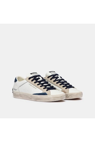 White Sneaker Erkek 190003pp8.10 Crime London Dıstressed Lo Beyaz
