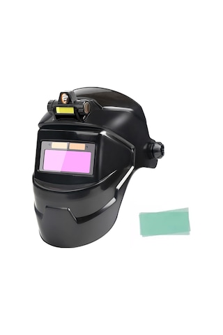 Aubyhe Güneş Enerjili Otomatik Kararma Kaynak Maskesi, 9-13 Seviye Ayarlanabilir Gölgeleme, Baş Lambası + 20 Koruma Plakası İle