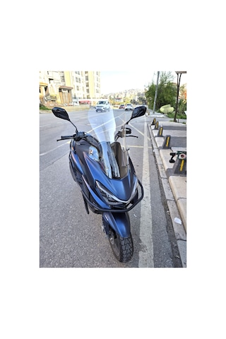 Motocam Küba Newlight 50 Pro Ön Cam 2023-2026 Model 58cm Şeffaf Renkli 4mm  Boylu