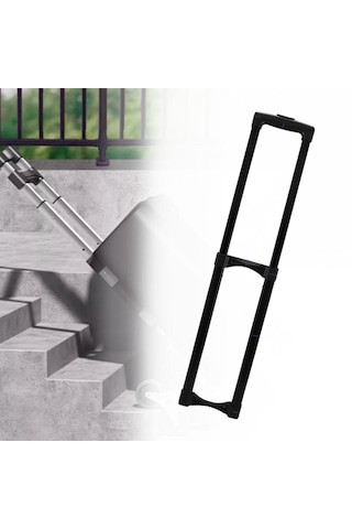 Homyl Dıy Bavul Gerilebilir Kolu Tamir Parçaları Dışarı Siyah