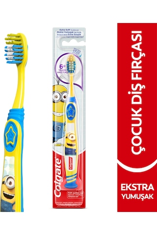 Colgate Minions 6+Yaş Vakumlu Yapışkan Sap Ekstra Yumuşak Çocuk Diş Fırçası