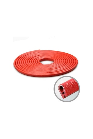 Araç Kapı Koruma Fitili Çarpma Çizilme Önleyici Fitil Kırmızı 5Mt