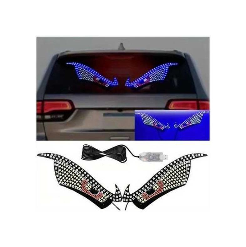 Trendooze Turcoshop11 5v Araç Cam Led Işık Şeridi, Mavi-kırmızı Xl10 Dekorasyon Led