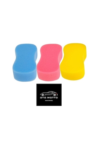 Oto Motto Oto Araba Yıkama Ve Temizlik Süngeri 3 Adet