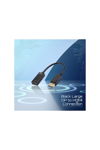 4k Displayport To Hdmı Görüntü Kablosu - Displayport Erkek'ten Hdmı Dişi'ye Ultra Hd Dönüştürücü Adaptör Dp To Hdmı Converter -jl-d1001k