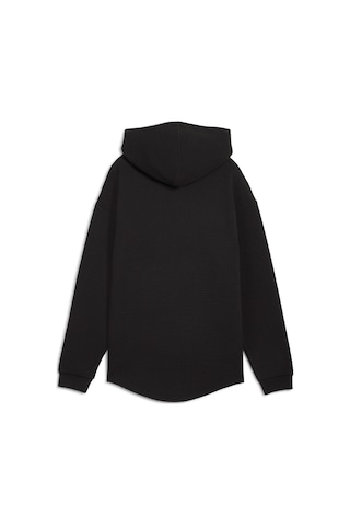 Puma Q4 Studio Textured Kadın Siyah Kapüşonlu Sweatshirt Siyah