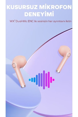 Woyax By Deji Curvy Bluetooth 5.3 HD Mikrofonlu Ultra Hafif HiFi Ses Kulak İçi Kulaklık