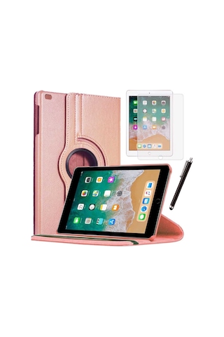 Apple Uyumlu iPad, 5 Nesil / 6 Nesil Kılıf Ekran Koruyucu Ve Kalem Set