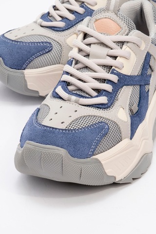 Luvishoes Lecce Mavi-gri Kadın Spor Ayakkabı Mavi - Gri