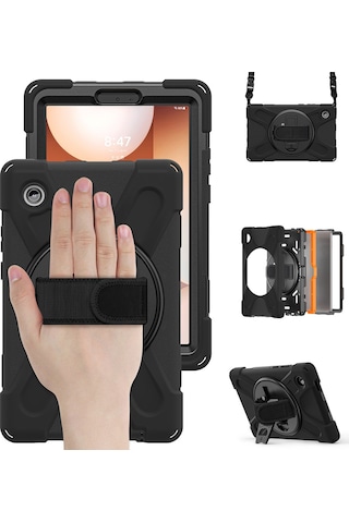 Samsung Galaxy Uyumlu Tab A11 Plus 11inç Defender Askılı Zırhlı Tank Case X230 X235 X236b Kılıf