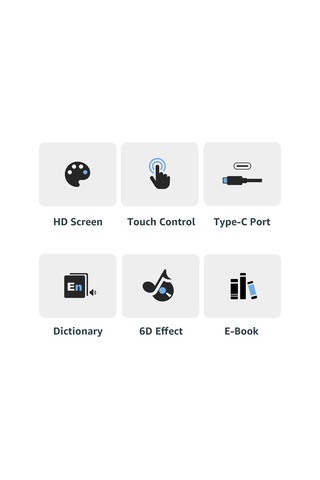 Reedark Mahdi M20 Siyah Mini Bluetooth Müzik Çalar 8gb - 2.5" Hd Ekran, Fm Radyo, Ses Kaydı, Video & E-kitap Oynatıcı, 15 Saat Müzik Süresi