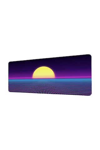 Synthwave Gaming Mousepad Xxl 90x40 Cm Kaymaz Taban Dikişli Kenar Retro Neon Oyuncu Masa Pedi Mor Synthwave Gaming Mousepad Xxl 90x40 Cm Kaymaz Taban Dikişli Kenar Retro Neon Oyuncu Masa Pedi Mor