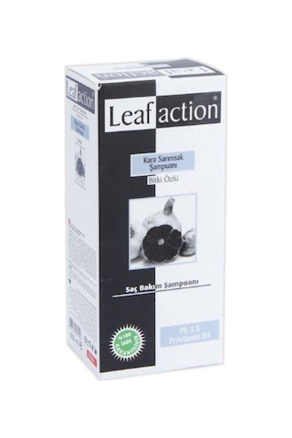 Leaf Action Kara Sarımsak Özlü Şampuan 400 ML Leaf Action Kara Sarımsak Özlü Şampuan 400 ML