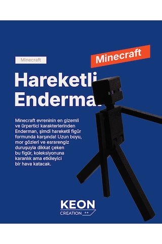Hareketli Enderman Figür