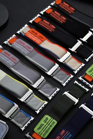Newface Apple Watch 38mm Alice Kumaş Kordon - Siyah Diğer