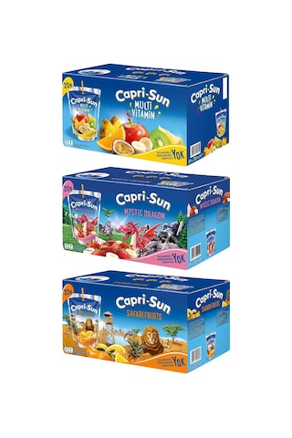 Capri - Sun Meyve Suyu Karma 3'lü 20 x 200 ML