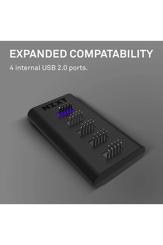 Nzxt Internal Siyah Usb 2.0 4 Port Hub