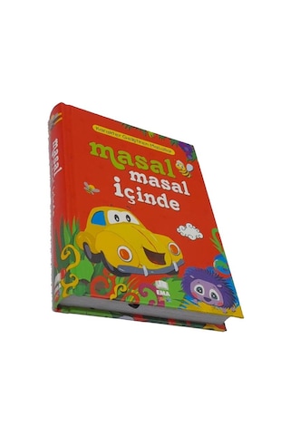Masal Masal İçinde 320 Sayfa Resimli Ciltli Sert Kapak 1 Adet Çok Resim Az Yazı Öykü ve Masal Kitabı