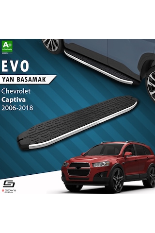 S-dizayn Chevrolet Captiva Evo Krom Yan Basamak 183 Cm 2006-2018