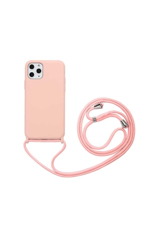 Apple Uyumlu iPhone 11 Kılıf Zore Ropi Kapak Pembe Açık