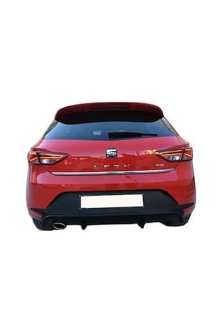 Seat Leon Mk3 - 5f (2013-2016) Style Uyumlu Arka Tampon Eki - Dif