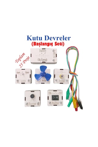 Kutu Devreler Başlangıç Seti Elektrik Elektronik - Stem Eğitici Oyun Seti